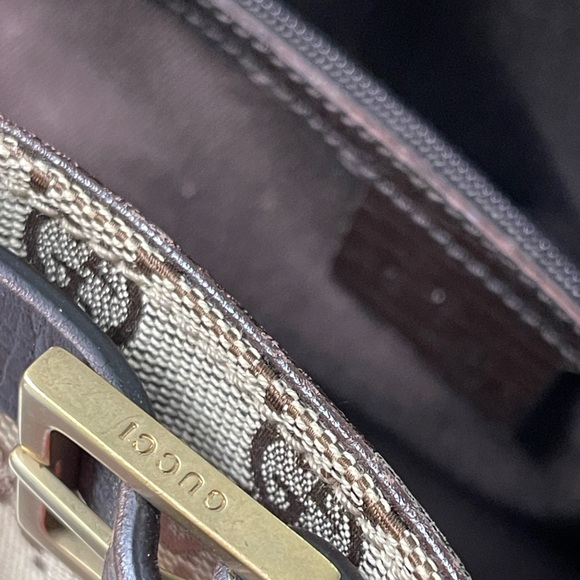 GUCCI GG Canvas Hand Bag Beige 10625 Price-Firm. - Picture 9 of 10